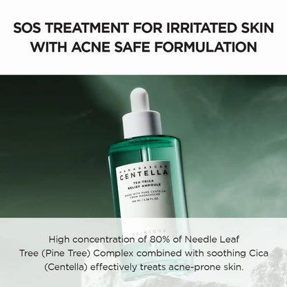 SKIN1004 Tea-Trica Soothing Ampoule Essence Tea Tree Toner Moisturizing Skin Care Korean Skin Care Products