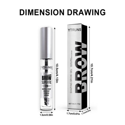 Waterproof Eyebrow Gel - Smudge-Proof, Long-Lasting Hold for a Natural Look - Ideal Valentines Day & Mothers Day Gift for Women