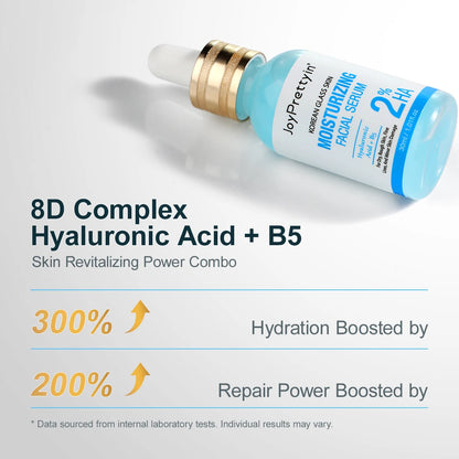 B5 Moisturizing Face Serum Hyaluronic Acid Improve Dark Skin Fade Fine Lines Deep Hydration Firming Facial Essence Skin Care
