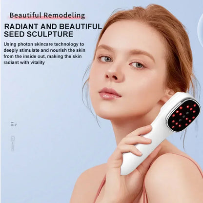 Red Light Infrared Therapy Beauty Device 2025 LED Facial Laser Therapy and Body Anti Aging Wrinkle Acne Pore Skin Tighten Whiten