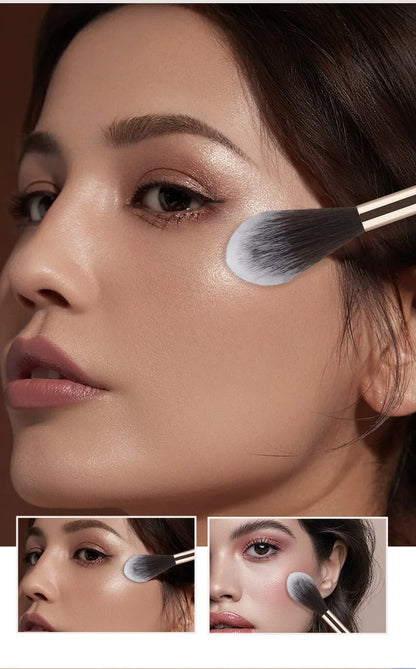 1/5/10pcs Professional Blush Highlight Loose Powder Brush Portable Multifunction Soft Fiber Makeup Brush Beauty Tools