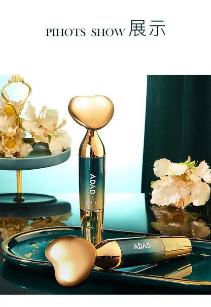 Electric Facial Beauty Devices Face Lifting Anti Wrinkle Facial Eye Massage with Face Cream Introducer Skin Rejuvenation