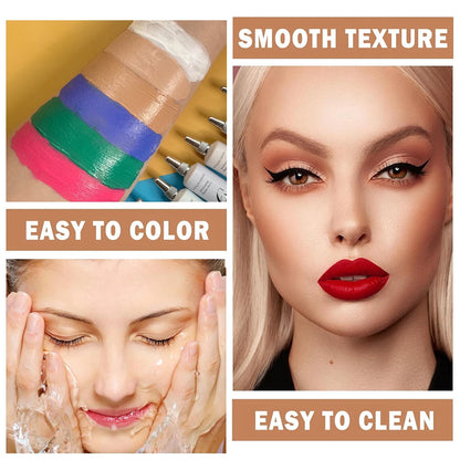 Eyeshadow primer, cut-off eyeshadow primer, concealer color, 24-hour makeup lasting, waterproof and sweat-proof