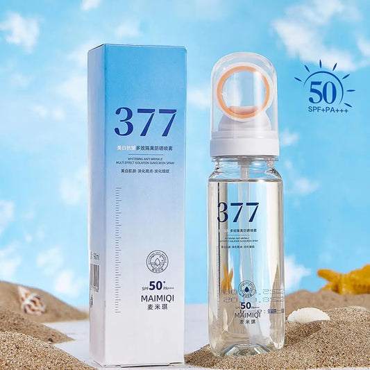 Whitening Facial Sunscreen Spray Moisturizing Anti Wrinkle SPF50+ Multi Barrier Sunscreen  Spray Body Neck beauty Skin Care