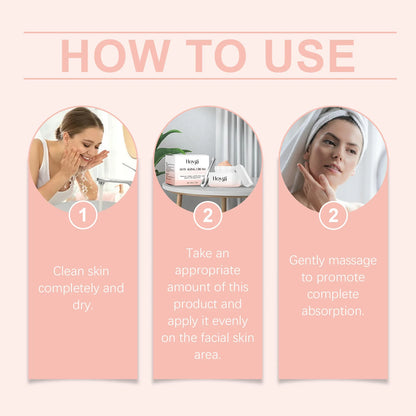 HOYGI Anti Aging Cream for Face Firming Lifting Reduce Wrinkles Fade Fine Lines Brightening Dullness Skin Moisturizing Face Care