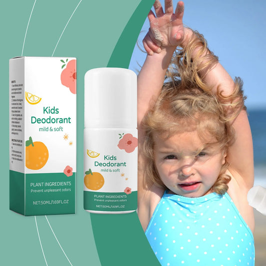 50ml Roll-On Body Deodorant Deodorant For Kids Teens Aluminum Free Underarm Sweat Removing Party Roller Fragrance