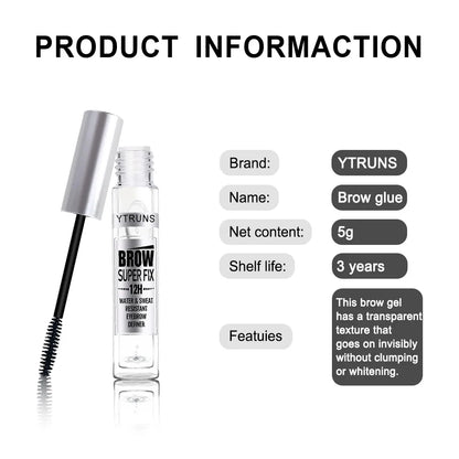 Waterproof Eyebrow Gel - Smudge-Proof, Long-Lasting Hold for a Natural Look - Ideal Valentines Day & Mothers Day Gift for Women