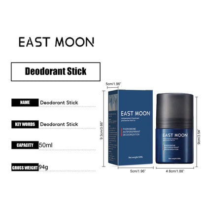 Antiperspirant Roll-On for Men Odor Remover Anti Excessive Sweat Prevent Bad Smell Refreshing Lasting Fragrance Deodorant Stick