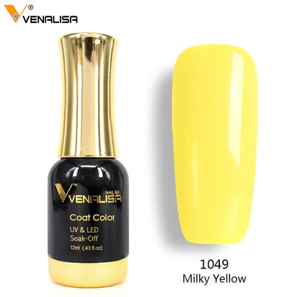 Nail Art Venalisa Nail Paint Gel 12ml 120 Colors Gel Polish Nail Gel Soak Off UV Gel Polish Nail Lacquer Varnishes L2