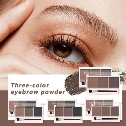 3 color eyebrow powder waterproof sweat-proof natural long-lasting eyebrow powder Eye Brow Enhancer Professional Palette Makeup