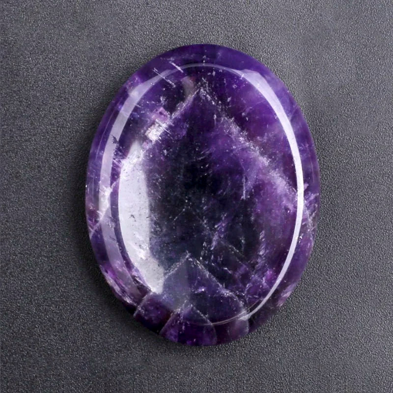 Thumb Massage Stones Beautiful Seven Chakra Crystal Healing Success Health Wealth Reiki Home Energy Gemstone Forget Worry Stones