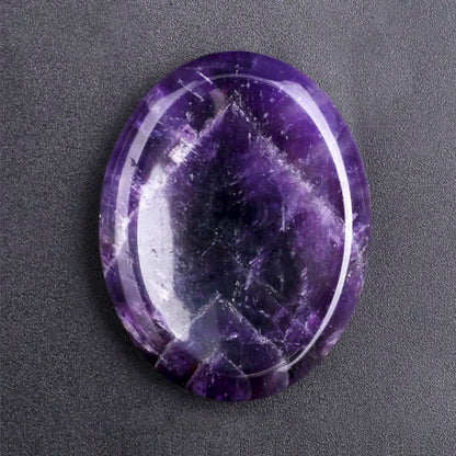 Thumb Massage Stones Beautiful Seven Chakra Crystal Healing Success Health Wealth Reiki Home Energy Gemstone Forget Worry Stones