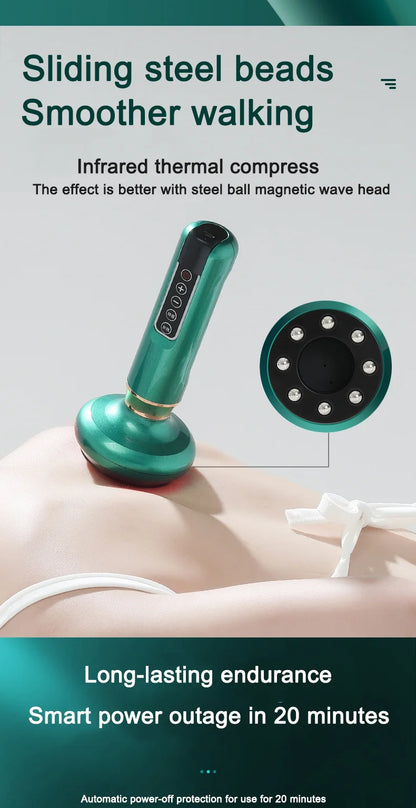 Electrical dredging meridian cupping device intelligent vacuum negative pressure household electric Bianshi electric heating