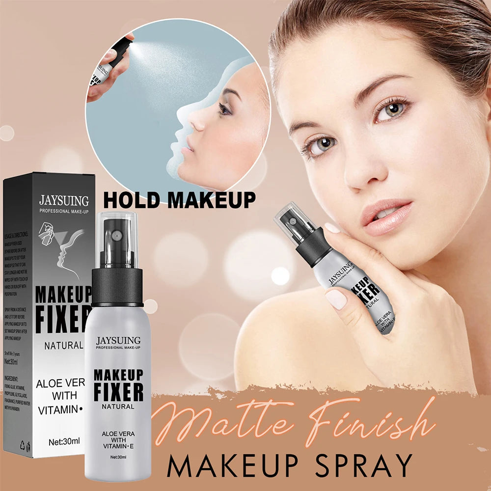 30ml Makeup Setting Spray For Face Transfer-proof Long-lasting Oil-free  No Separation Refreshing Quick Fixer Makeup Spray