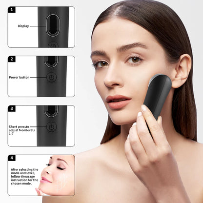 Electric Vibrating Age-R Booster Pro 7 Colors Led Facial Light Therapy Anti Wrinkle Brightening Beauty Device Rejuvenation Tool