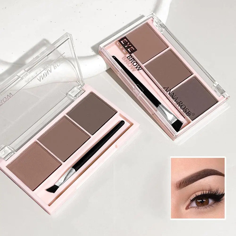 3 color eyebrow powder waterproof sweat-proof natural long-lasting eyebrow powder Eye Brow Enhancer Professional Palette Makeup