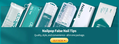 NAILPOP Gel Nail Polish Liner 8ML 5 Colors Nail Art Paint Gel for French Tips Swirls DIY Manicure Soak Off UV Cure with Brush