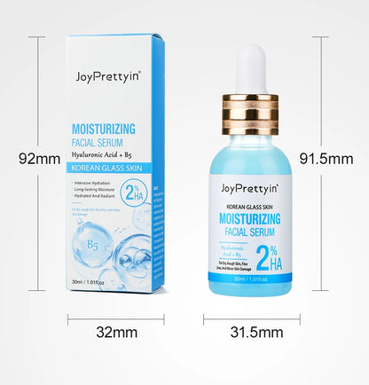 B5 Moisturizing Face Serum Hyaluronic Acid Improve Dark Skin Fade Fine Lines Deep Hydration Firming Facial Essence Skin Care