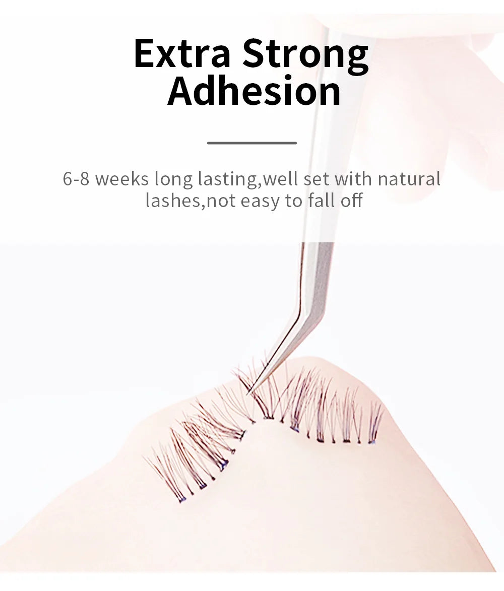 Eyelashes Glue For Professional 10ml 0.5 Second Fast Drying Long Lasting Lashes Adhesive Low Irritant Eyelash Extension Glue