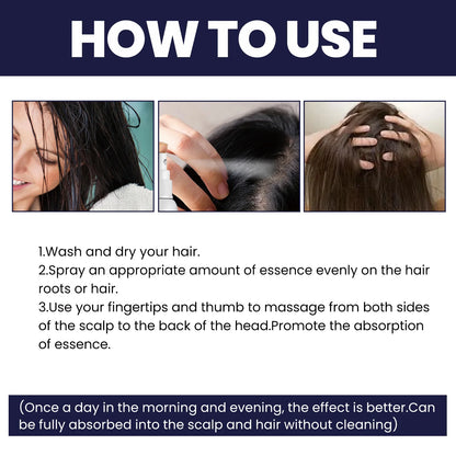 Hair Growth Spray Nourishing Moisturizing Thicker Longer Repair Damage Strengthen Scalp Treatment Hair Care Oil Products 50ml