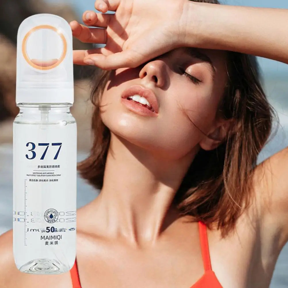 Whitening Facial Sunscreen Spray Moisturizing Anti Wrinkle SPF50+ Multi Barrier Sunscreen  Spray Body Neck beauty Skin Care