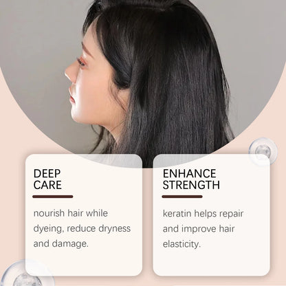 Super Hair Gloss Color Conditioning Enhance Color Boost Shine Deep Nourish Semi-Permanent Hair Color Conditioner For Brown Black