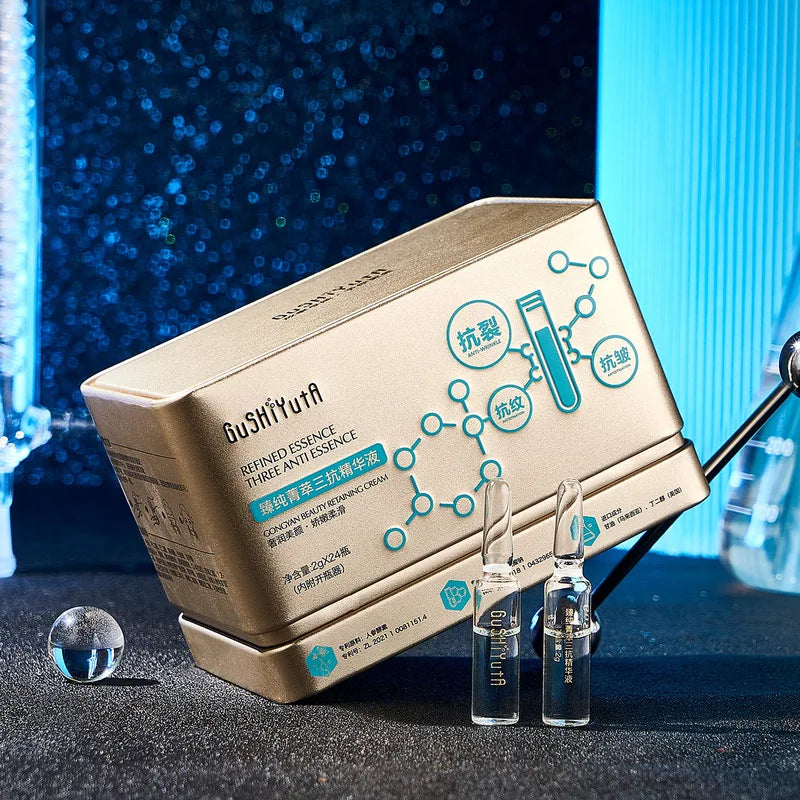 Facial Anti-wrinkle Serum Anti-Aging Moisturizing Shrink Pores Hydrating Whitening Essence For Microneedle Instruments Skin Care