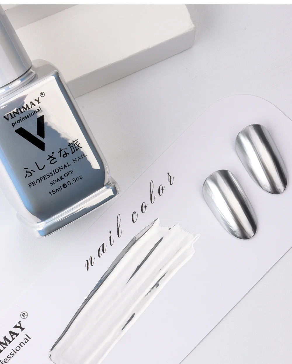 VINIMAY New 2023 Metallic Mirror Silver Nail Painting Gel Nail Polish Soak Off UV Gel Polish Nail Art Gel Varnish Lacque Prime