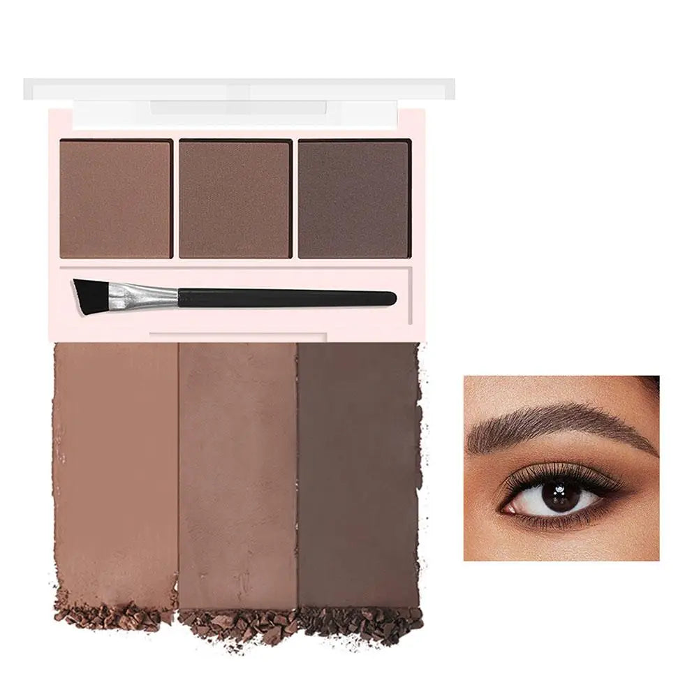 3 color eyebrow powder waterproof sweat-proof natural long-lasting eyebrow powder Eye Brow Enhancer Professional Palette Makeup