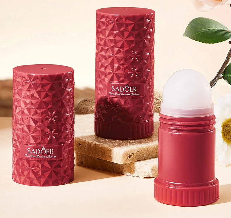 SADOER Fragrant Anti Odor Body Cream Roll-On Beads Anti Sweating Odorless Scenting Underarm Neck Deodorant Refreshing Creams