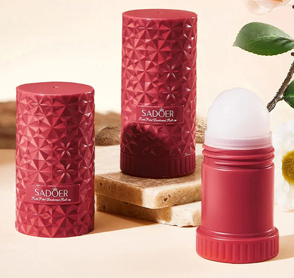 SADOER Fragrant Anti Odor Body Cream Roll-On Beads Anti Sweating Odorless Scenting Underarm Neck Deodorant Refreshing Creams