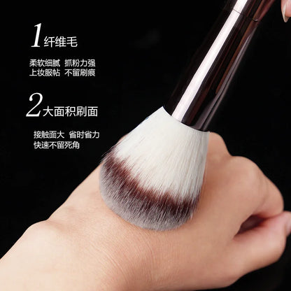 1 piece #1 Powder Makeup brushes Contour Make up brush exquisite Professional Cosmetic tool metal handle with box