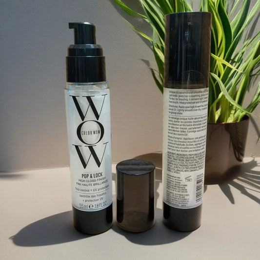 Pop + Lock Anti-frizz Care Gloss Essence Cream Styling Natural and Soft Lotion