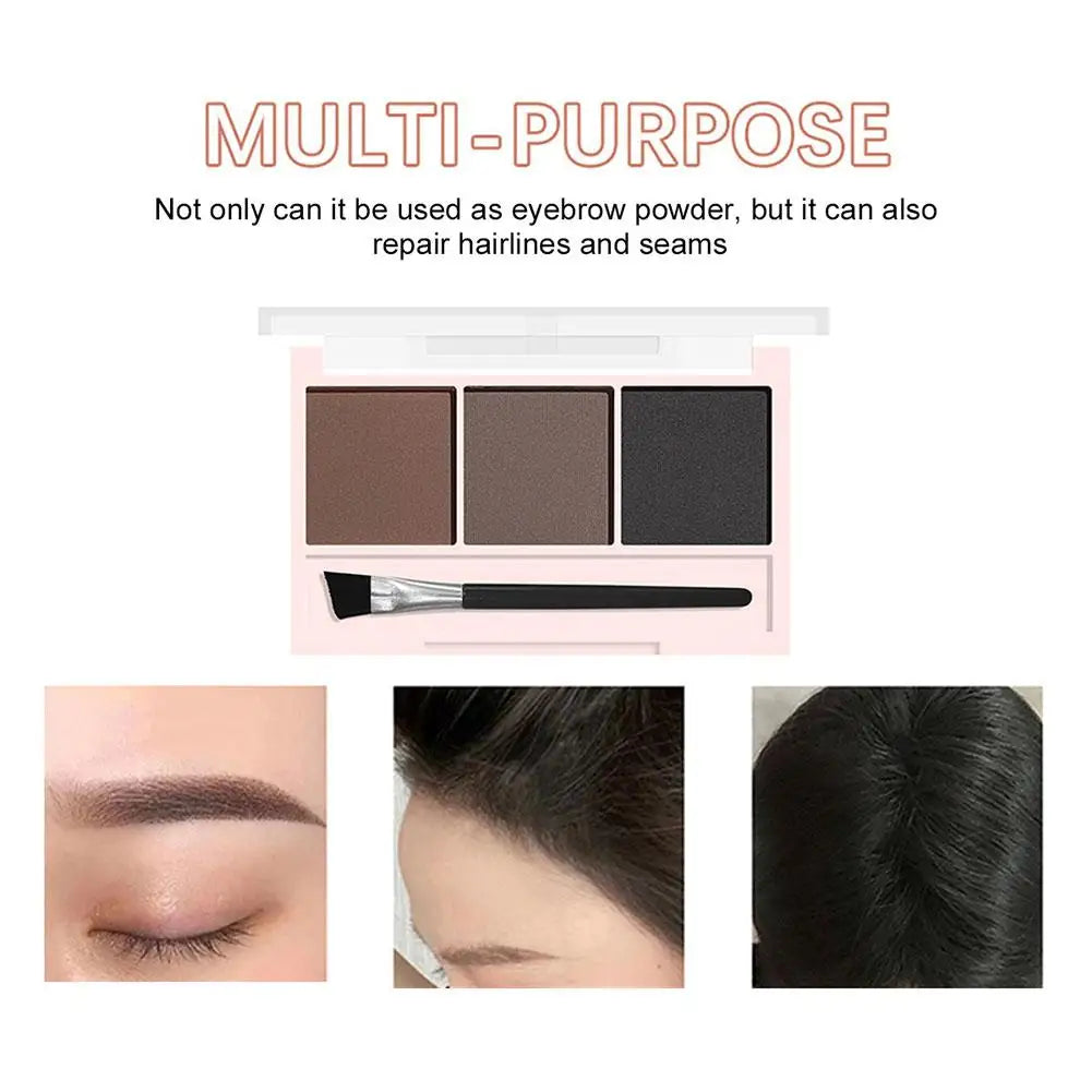 3 color eyebrow powder waterproof sweat-proof natural long-lasting eyebrow powder Eye Brow Enhancer Professional Palette Makeup