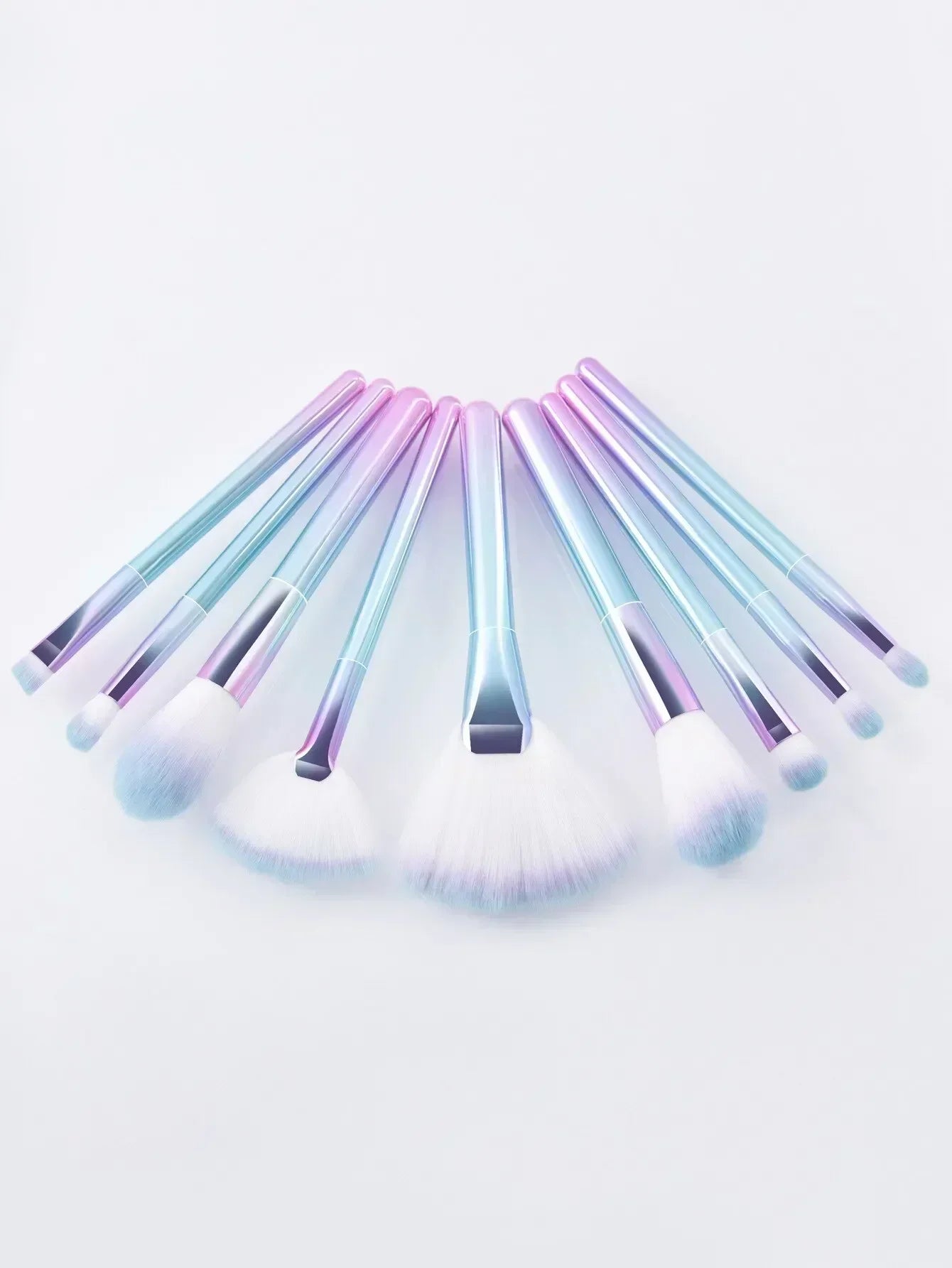 9PCS Color Makeup Brush Set EyeShadow Foundation Women Cosmetic Brush Eyeshadow Blush Powder Blending Beauty Soft Makeup Tool