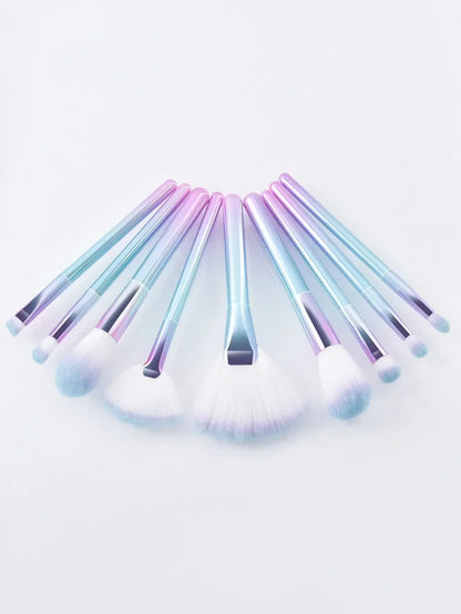 9PCS Color Makeup Brush Set EyeShadow Foundation Women Cosmetic Brush Eyeshadow Blush Powder Blending Beauty Soft Makeup Tool