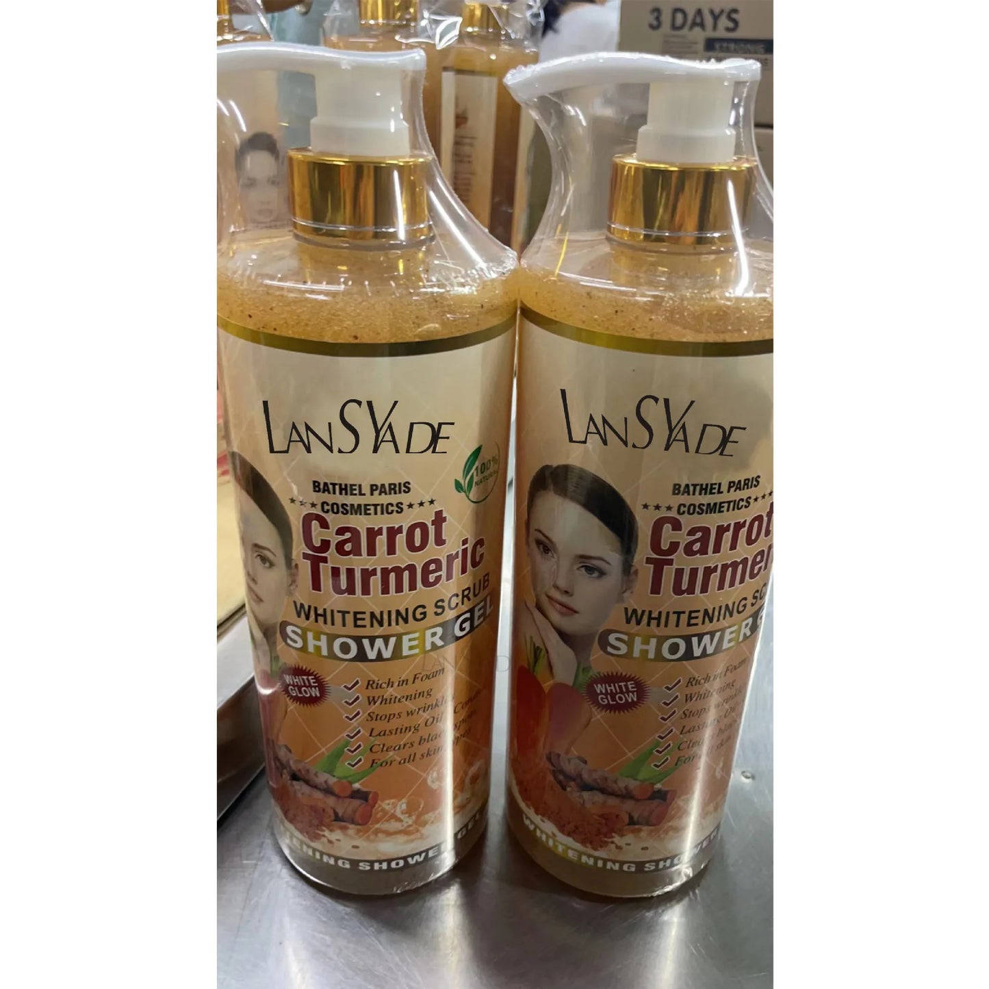 1000ml Scrub bath lotion silky smooth skin foam rich moisture skin toner brighten skin color anti-aging mild lasting fragrance