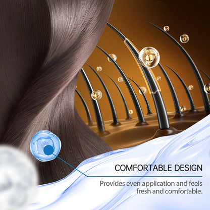 Hair Care Essential Oil Smooth Shine Anti-Frizz Hair Serum Promote Hair Growth Strengthening Nourishing Scalp Treatment Roller
