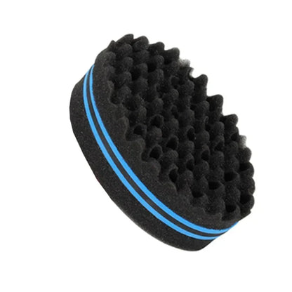 Oval Double Sides Magic Twist Hair Brush Sponge Brush For Natural Afro Coil Wave Dread Sponge Brushes Hair Braids Braiding Hair