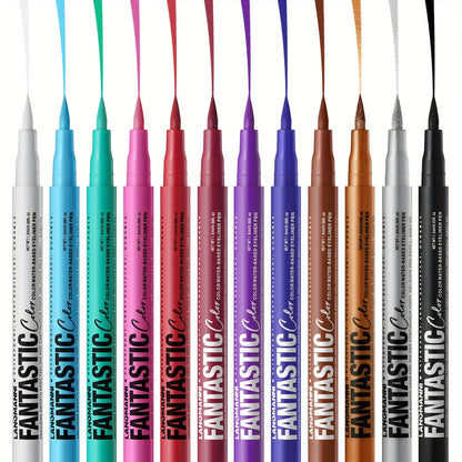 12-color eyeliner waterproof, quick-drying, oil-proof and non-smudging long-lasting eyeliner eyeliner set