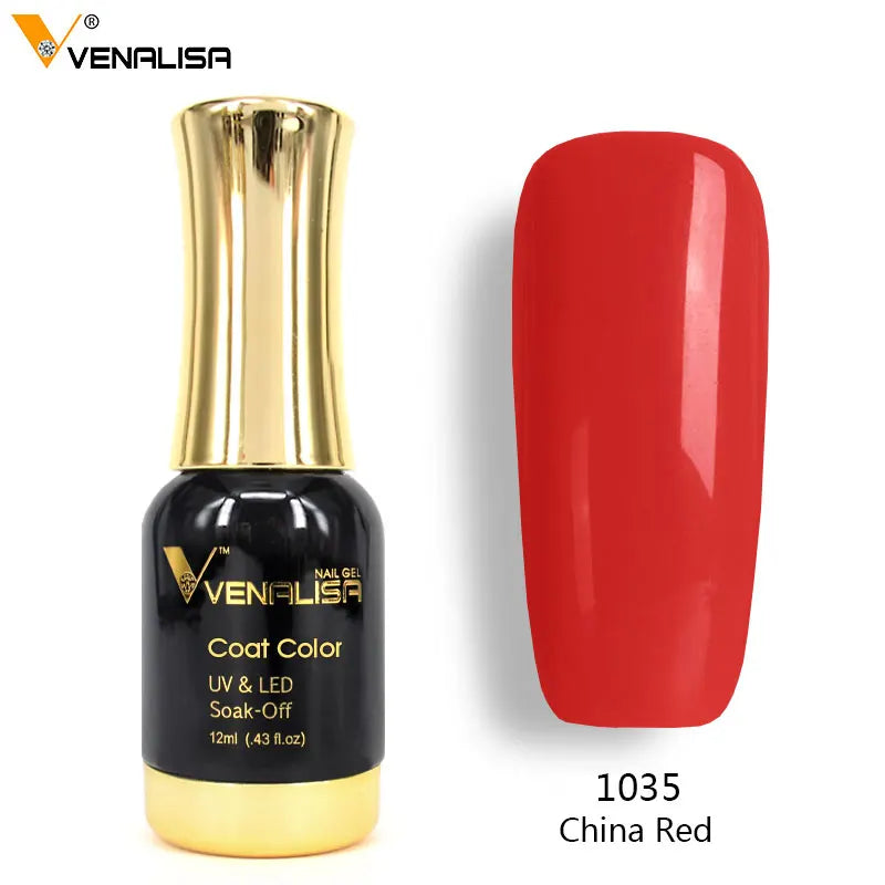 Nail Art Venalisa Nail Paint Gel 12ml 120 Colors Gel Polish Nail Gel Soak Off UV Gel Polish Nail Lacquer Varnishes L2