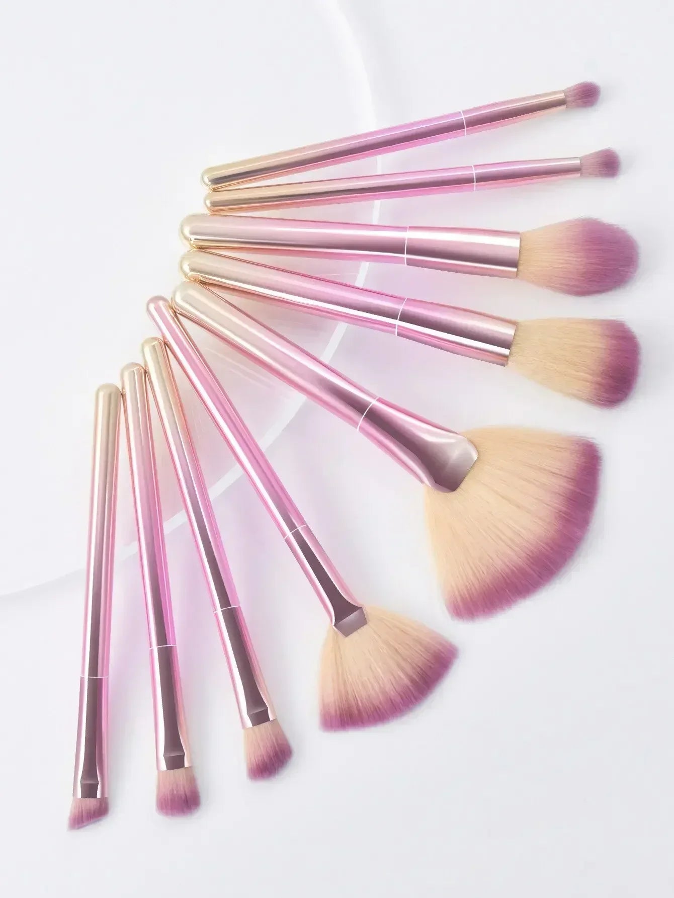 9PCS Color Makeup Brush Set EyeShadow Foundation Women Cosmetic Brush Eyeshadow Blush Powder Blending Beauty Soft Makeup Tool