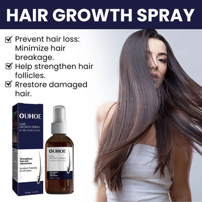 Hair Growth Spray Nourishing Moisturizing Thicker Longer Repair Damage Strengthen Scalp Treatment Hair Care Oil Products 50ml