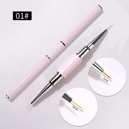 Nail Art Brush Professional Thin Liner for Manicure Decoration Brushes Set Nails French Paint Uv Gel Acrylic Decorating Tools
