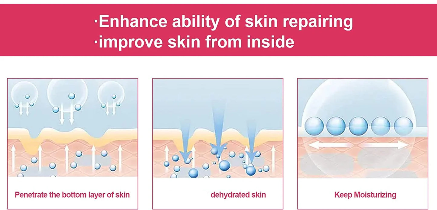 Korea 10ml Face Niacinamide Hyaluronic Acid Serum Ampoule Kit Deep Moisturizing Antioxidant Rejuvenating Skin Care