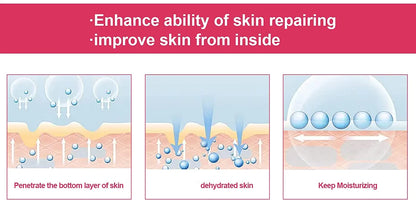 Korea 10ml Face Niacinamide Hyaluronic Acid Serum Ampoule Kit Deep Moisturizing Antioxidant Rejuvenating Skin Care