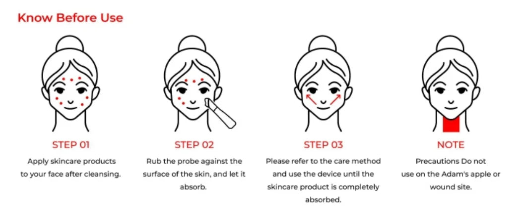 Electric Vibrating Age-R Booster Pro 7 Colors Led Facial Light Therapy Anti Wrinkle Brightening Beauty Device Rejuvenation Tool