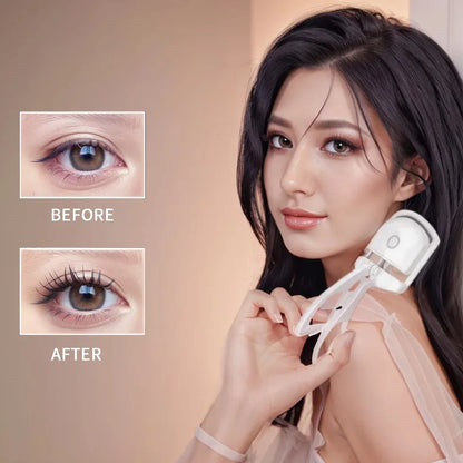 Electric Eyelash Curler - Instantly Enhance Your Lashes with Safe, Heated Technology for Perfect Curls Every Time