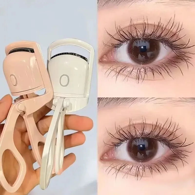 Electric Eyelash Curler - Instantly Enhance Your Lashes with Safe, Heated Technology for Perfect Curls Every Time
