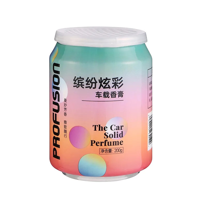 Car Aromatherapy Solid Perfume Cans Decoration Essential Oils Remove Odor Lasting Fragrance Home Deodorization Floral Fruity